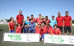 El Real Zaragoza Alevín y el Villarreal Benjamín levantan la Pinares Cup de Tarazona